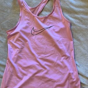 Pink Nike tank - dry fit material